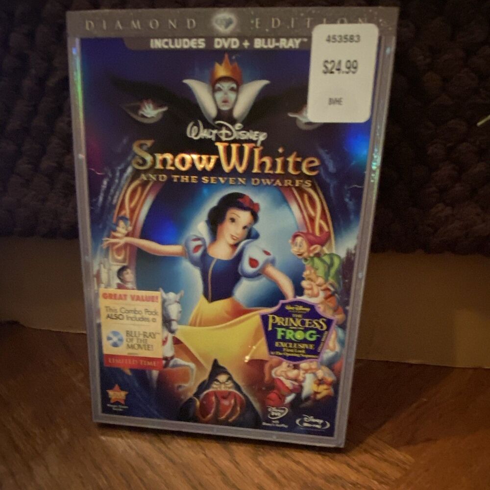 SNOW WHITE AND THE SEVEN DWARFS DIAMOND ED DVD+BLU-RAY G WALT DISNEY